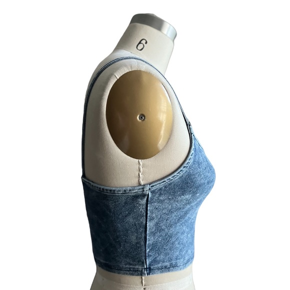 Garage Jean Cropped Tank - Picture 2 of 3